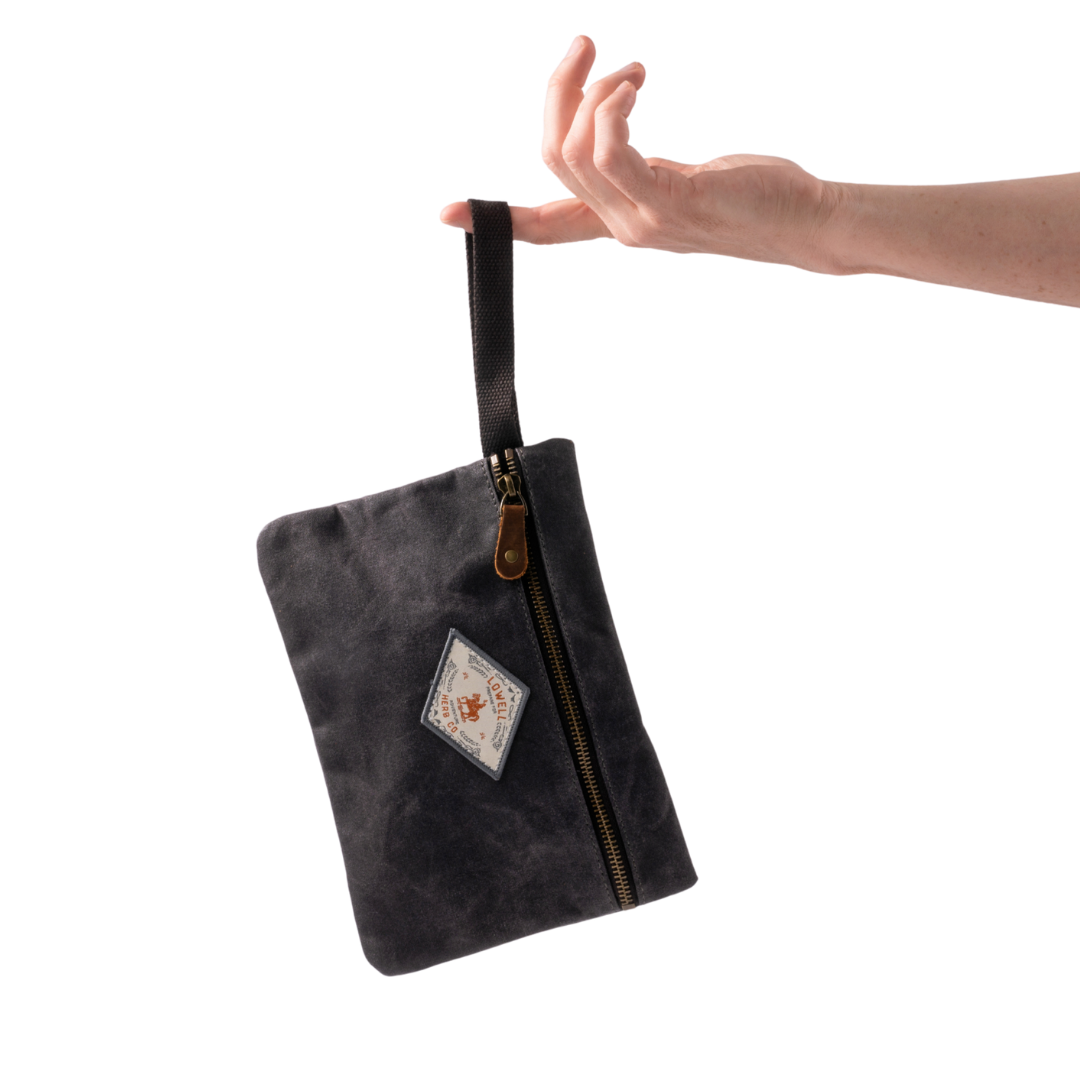 Waxed Canvas Stash Bag