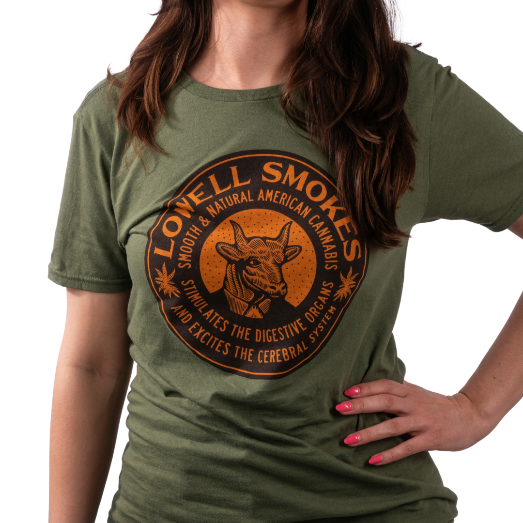 Green Bull's Head Tee